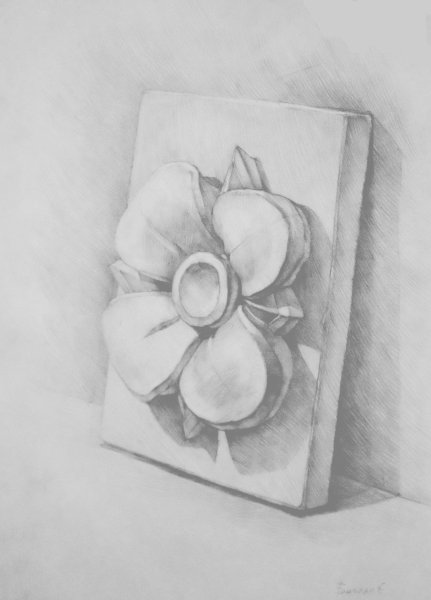 Гипсовая розетка построение