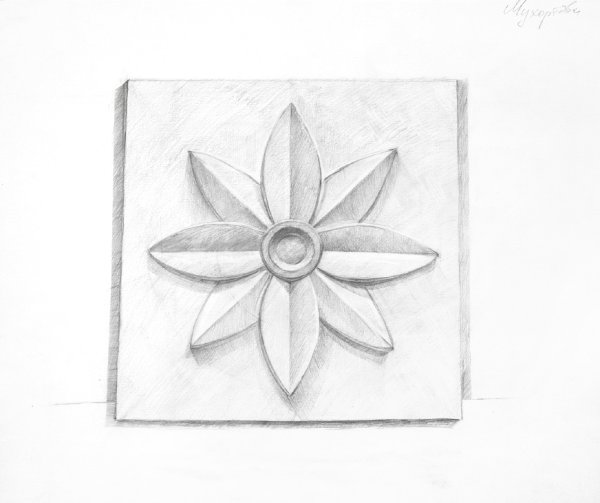 Легкий узор гипсовая розетка