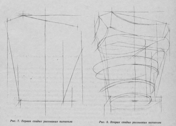 Розетка Академический рисунок капители