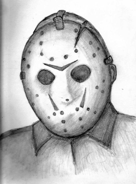 Нарисованный Джейсон Вурхис