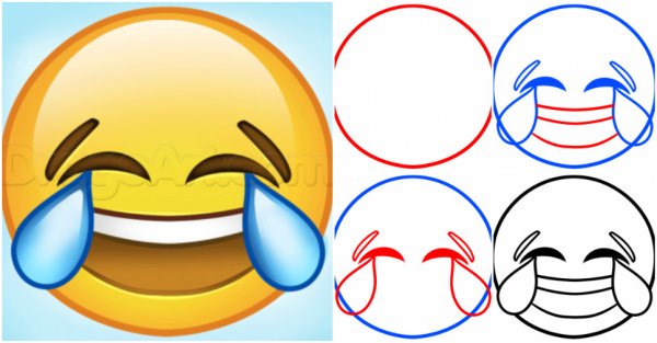 Нарисовать ЭМОДЖИ поэтапно