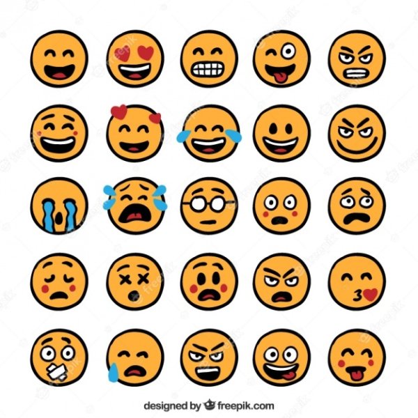 Нарисованный смайлик