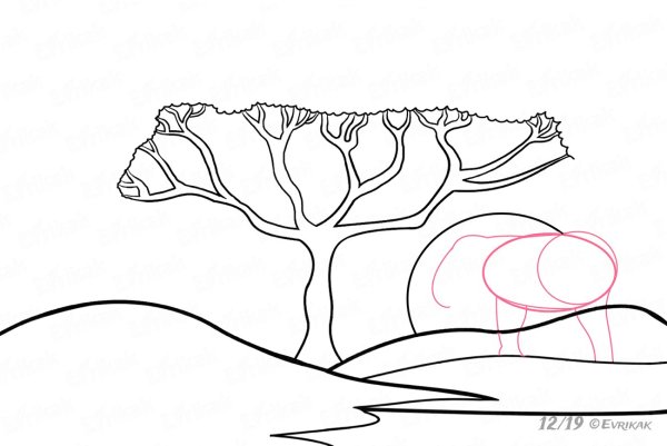 Африка рисунок