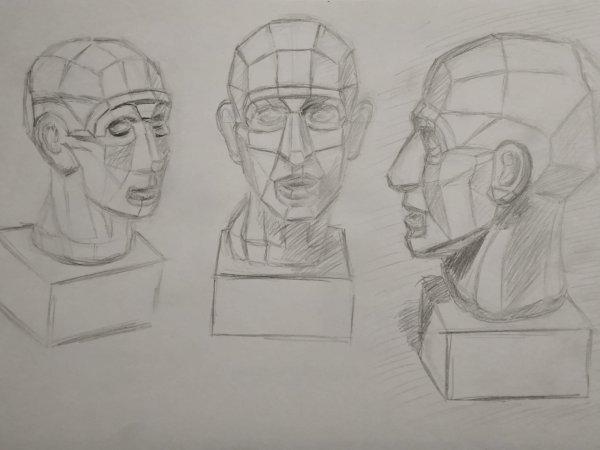 Обрубовка головы Давида