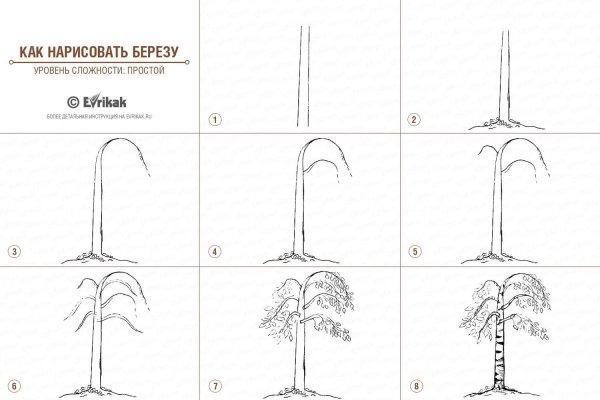 Поэтапное рисование дерева