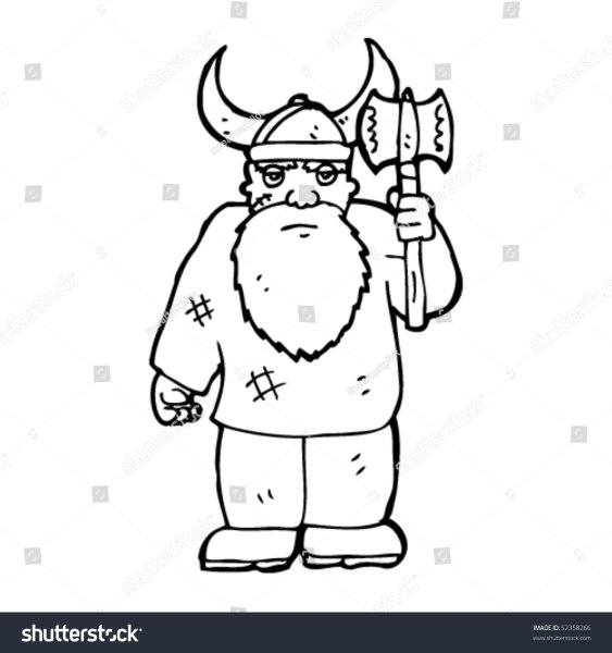 Нарисовать викинга легко