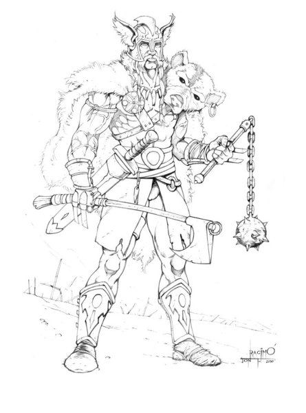 Викинги картинки карандашом для срисовки