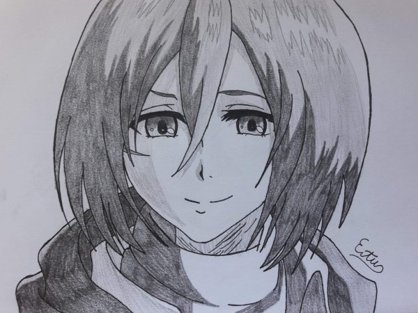 Микаса для срисовки