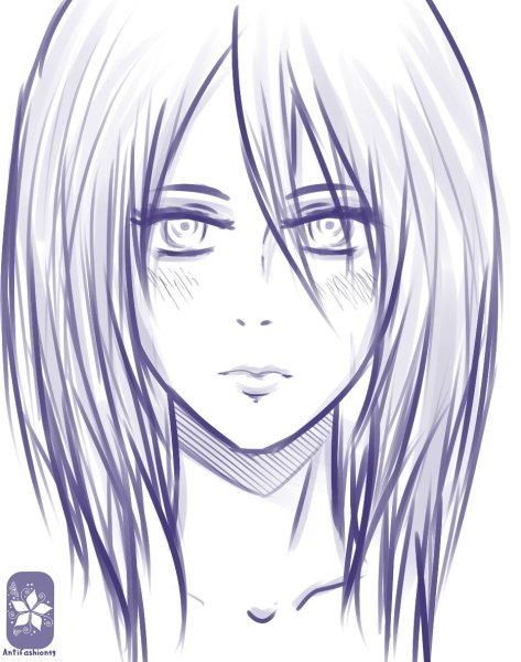 Микаса Аккерман скетч