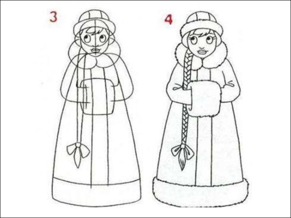 Алгоритм рисования Деда Мороза и Снегурочки