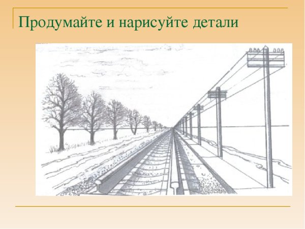 Изображение пространства линейная перспектива