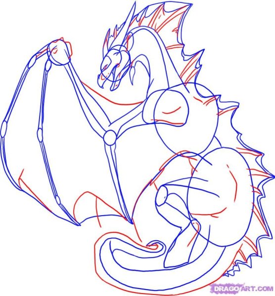 Дракон для рисования