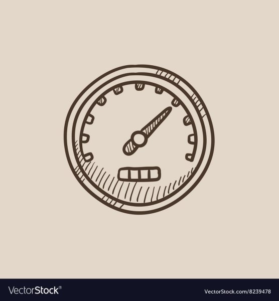 Спидометр на рисование