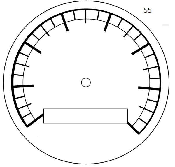 Спидометр шаблон