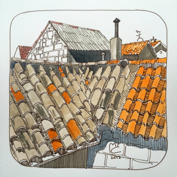 Черепица рисунок