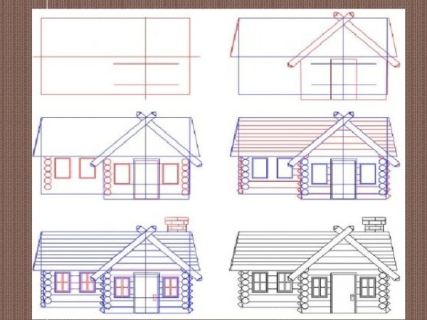 Урок изо русская изба