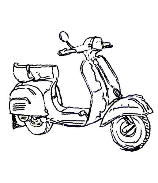 Скутер мультяшный