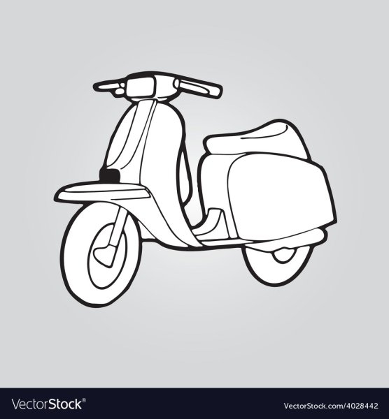 Скутер для рисования