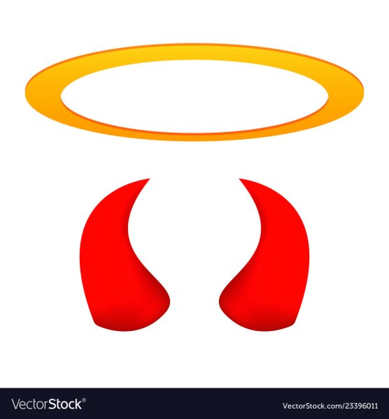 Нимб и рожки