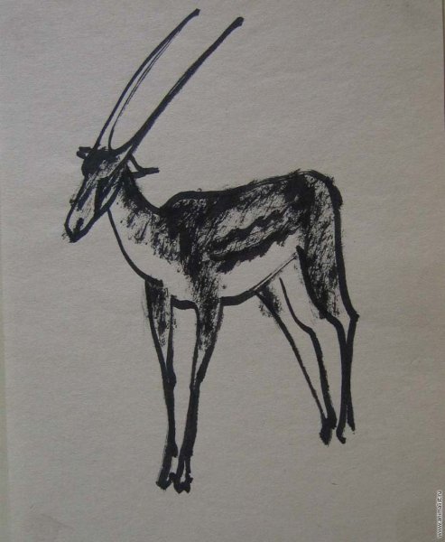 Черная антилопа в искусстве