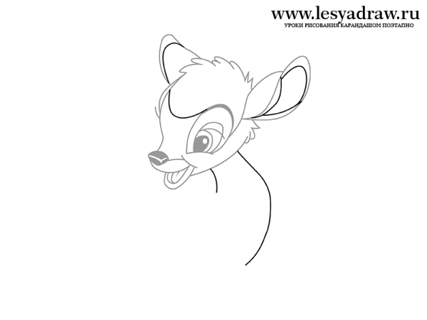 Бэмби поэтапно