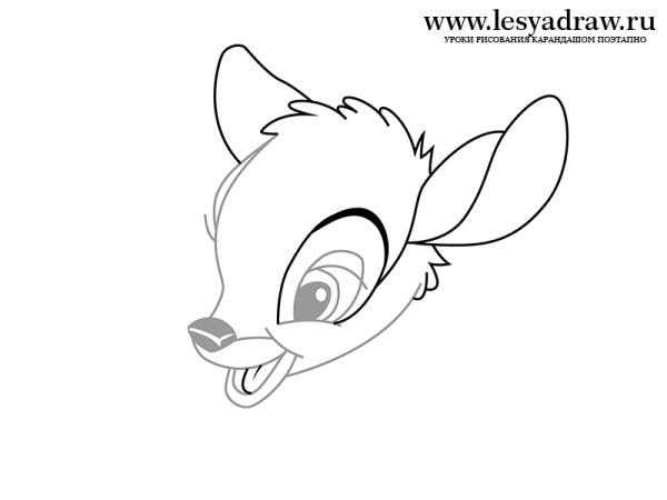 Бэмби поэтапно