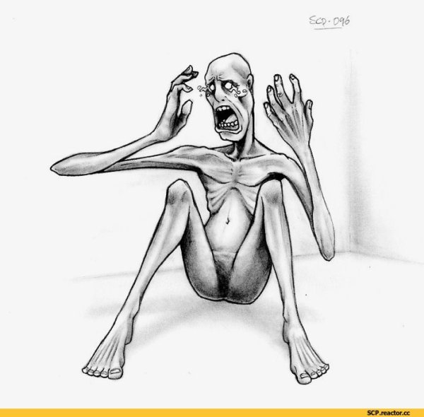 SCP 173 распечатка Раскрашенная