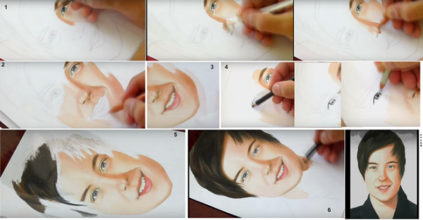 Ивангай портрет карандашом