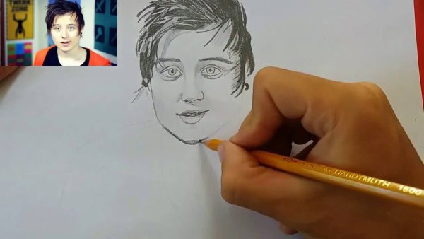 Ивангай рисунок карандашом