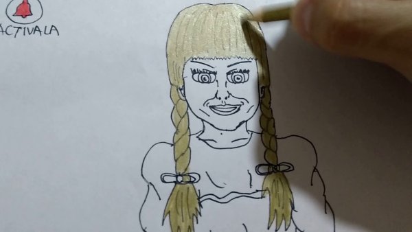 Раскраска Аннабелль