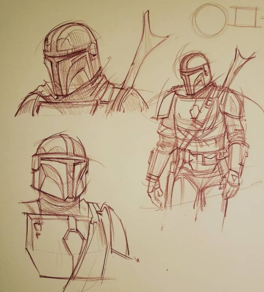 Мандалорец скетч