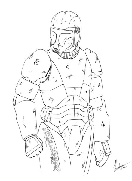 Клоны коммандос раскраска