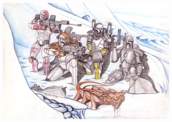 Star Wars Republic Commando арт битвы