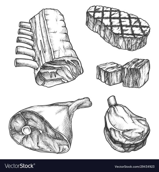 Стейк вектор