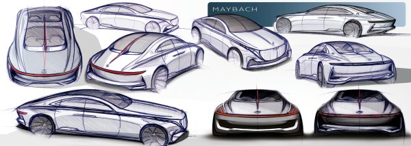 Mercedes Maybach GLS чертеж