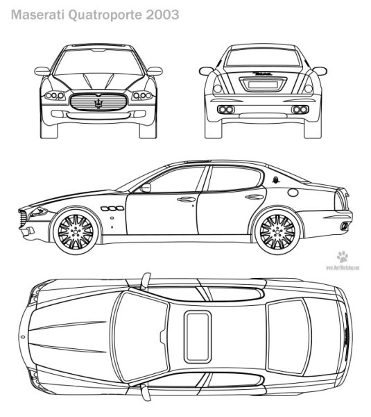Проект машины для декора нарисованный