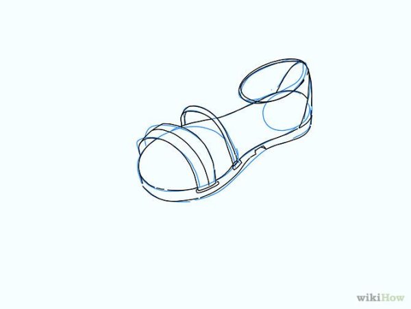 Сандалии эскиз