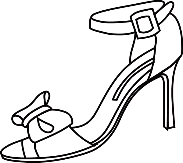 Босоножки карандашом