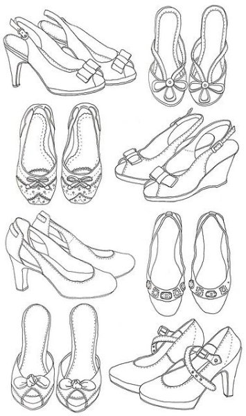 Скетчи обуви