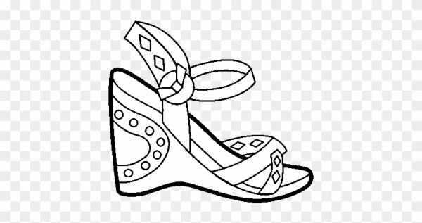 Ноги в сандалиях рисунок