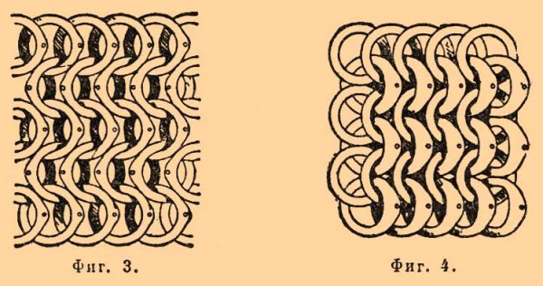 Схема плетения кольчуги