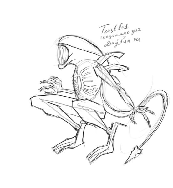 Рисунки для срисовки карандашом Годзилла