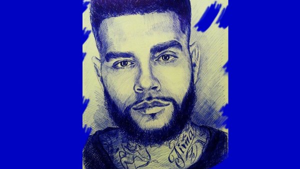 Нарисованный портрет Тимати