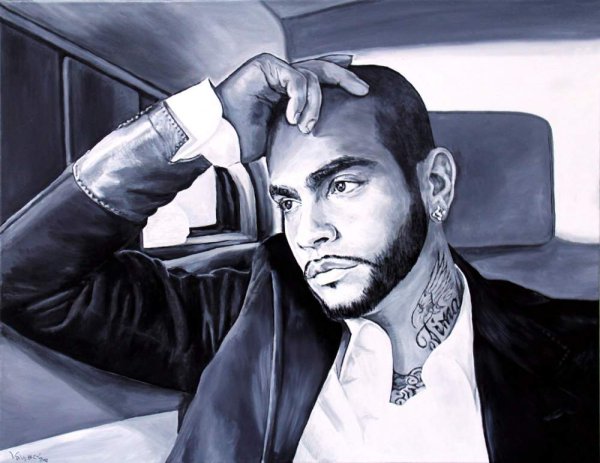 Портрет Тимати карандашом