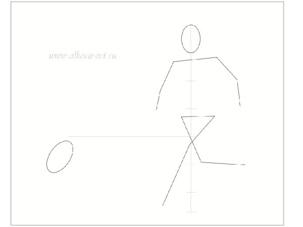 Пограничник с собакой рисование в старшей группе