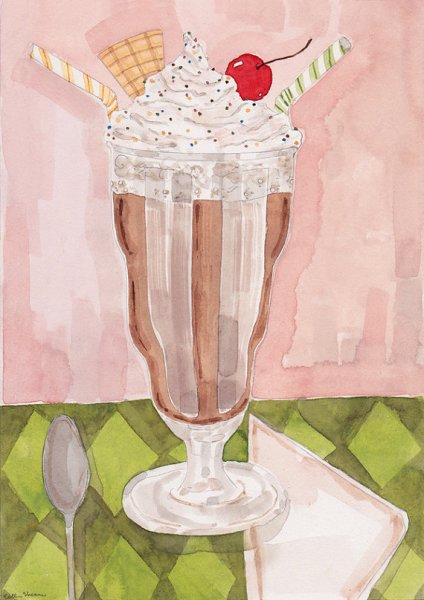 Милкшейк для срисовки