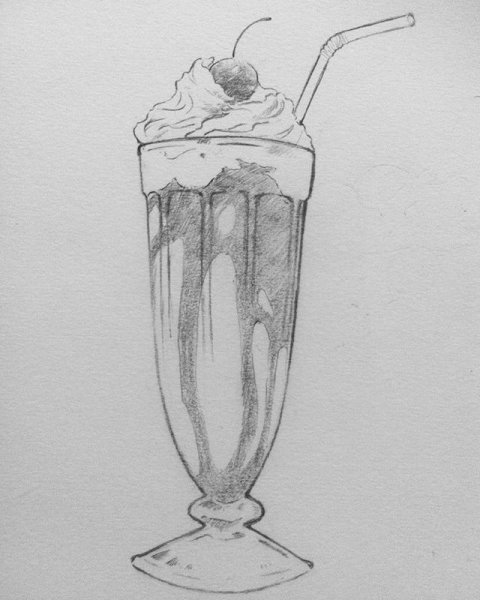 Милкшейк скетч