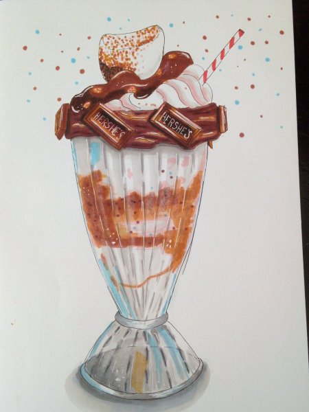 Милкшейк скетчинг