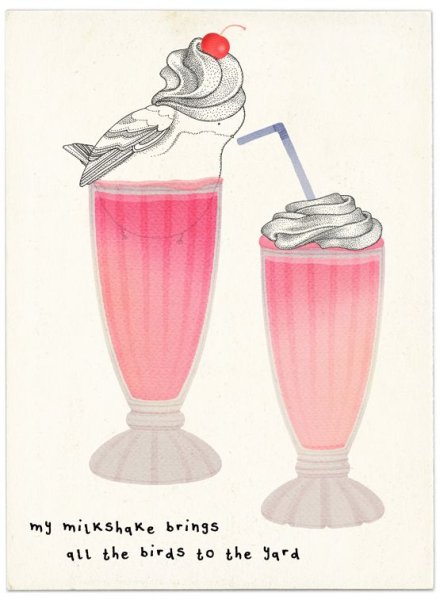 Идеи для рисунков милкшейк