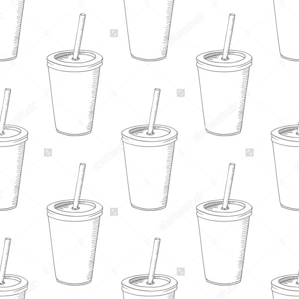 Вектор взбитые сливки флэт рисунок